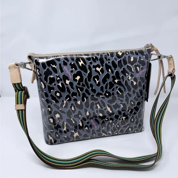 Consuela Downtown Crossbody Black and Cream - Picture 4 of 9